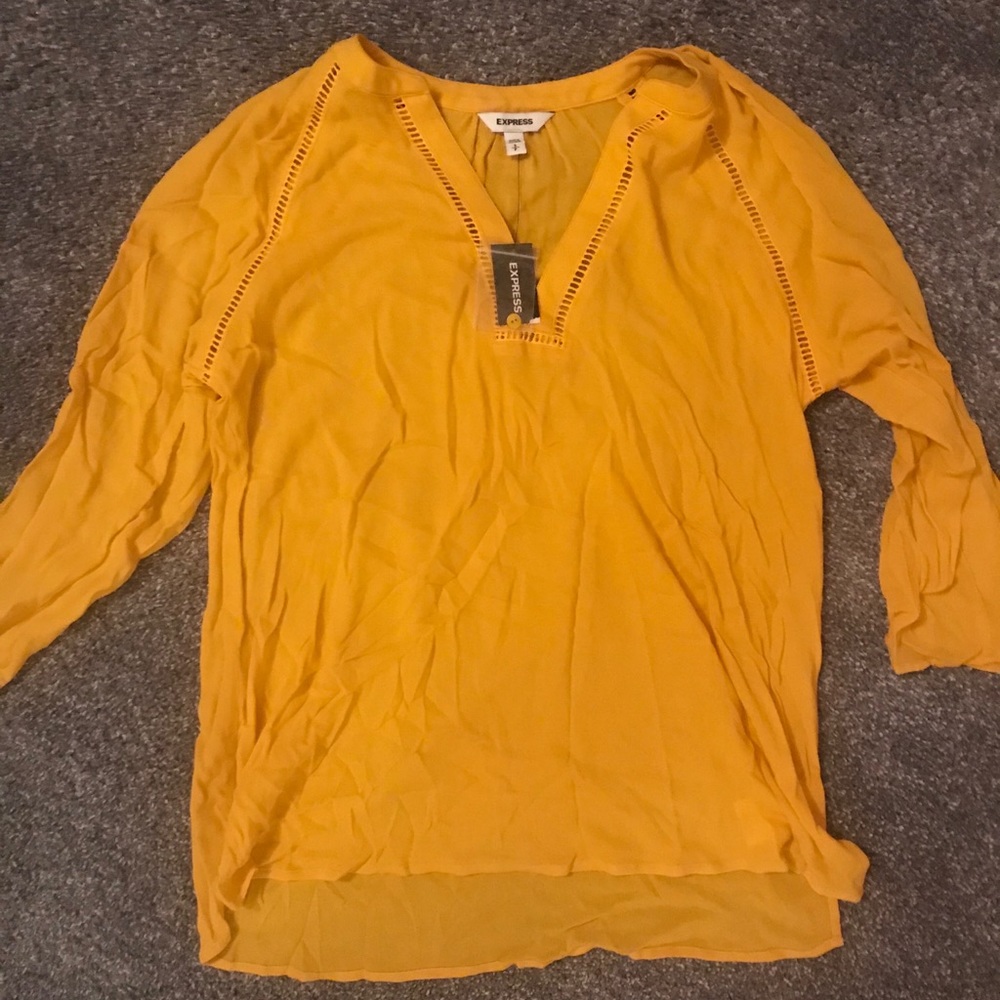Express Yellow Blouse